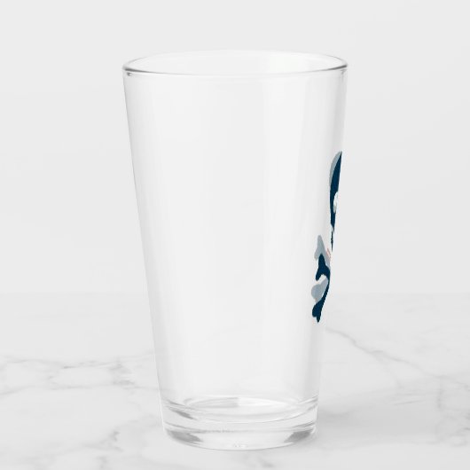 Denim Skull Glas (Rechts)