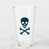 Denim Skull Glas (Voorkant)