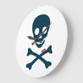 Denim Skull Grote Klok (Hoek)