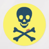 Denim Skull Labels (Design 2)