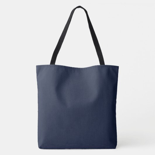 Denim Solid Plain Color Tote Bag (Achterkant)