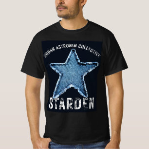 Denim Star Patch Urban Astronomy Collective Y2K Gr T-shirt