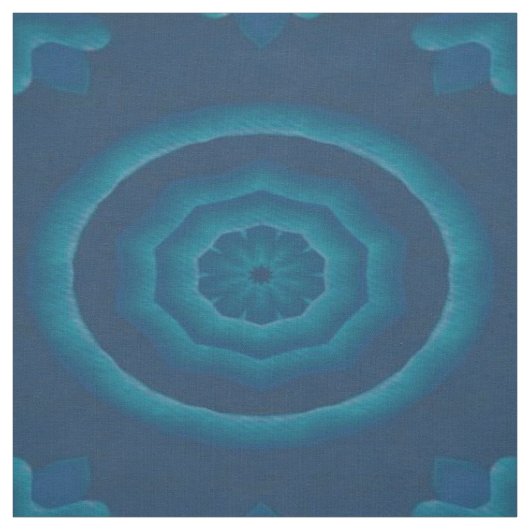 Denim Star Patterned Fabric Stof (Swatch)