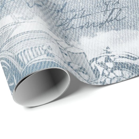 Denim Steampunk Cadeaupapier (Rol Hoek)