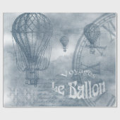 Denim Steampunk Cadeaupapier (Vlak)