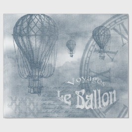 Denim Steampunk Cadeaupapier