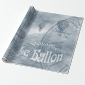 Denim Steampunk Cadeaupapier (Uitgerold)