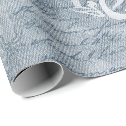 Denim Steampunk Cadeaupapier (Rol Hoek)