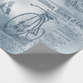 Denim Steampunk Cadeaupapier (Hoek)