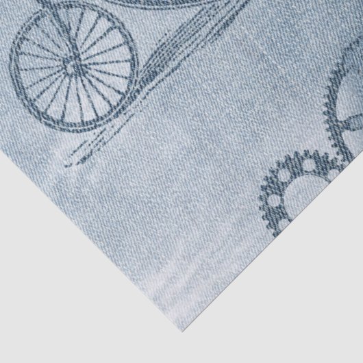 Denim Steampunk Tissuepapier (Detail)