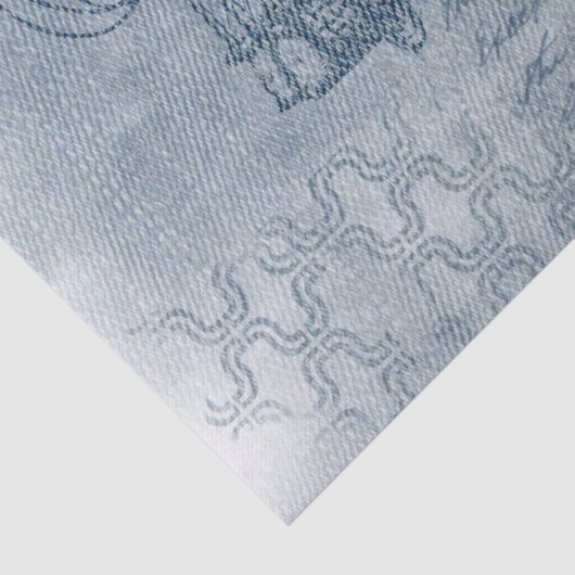 Denim Steampunk Tissuepapier (Detail)