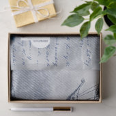 Denim Steampunk Tissuepapier (Geschenk)