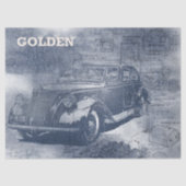 Denim Steampunk Tissuepapier (Voorkant)