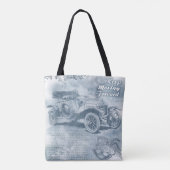 Denim Steampunk Tote Bag (Achterkant)