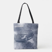 Denim Steampunk Tote Bag (Achterkant)