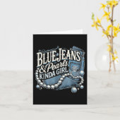 Denim Stof Blauwe Jeans Parels Skinny Jeans Lover Kaart (Gele Bloem)