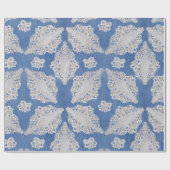 Denim-structuur met kant-en-klaar herhaal patroon cadeaupapier (Vlak)