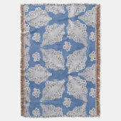 Denim-structuur met kant-en-klaar herhaal patroon deken (Voorkant Verticaal)