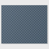 Denim Tartan Pattern Pset Cadeaupapier (Vlak)