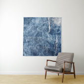 Denim textuur: blauwe jeans achtergrond. wandkleed (In Situ (horizontaal))