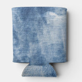 Denim textuur: robuuste gaten. blikjeskoeler (Achterkant)