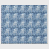 Denim textuur: robuuste gaten. cadeaupapier (Vlak)