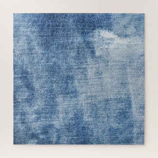Denim textuur: robuuste gaten. legpuzzel