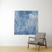 Denim textuur: robuuste gaten. wandkleed (In situ)