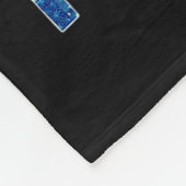 Denim Thankful Turkey Grandma Mama Mom Give Thanks Fleece Deken (Hoek)