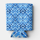 Denim Tie Dye Textuur: Moderne Elegantie. Blikjeskoeler (Achterkant)