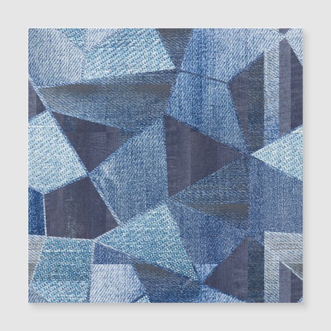 Denim Urban: Gestreepte patchwork. (Voorkant)