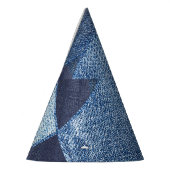 Denim Urban: Gestreepte patchwork. Feesthoedjes (Links)