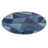 Denim Urban: Gestreepte patchwork. Snijplank (Hoek)