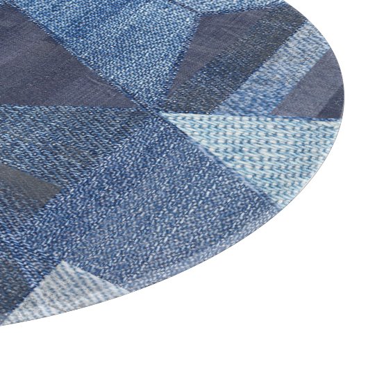 Denim Urban: Gestreepte patchwork. Snijplank (Hoek)