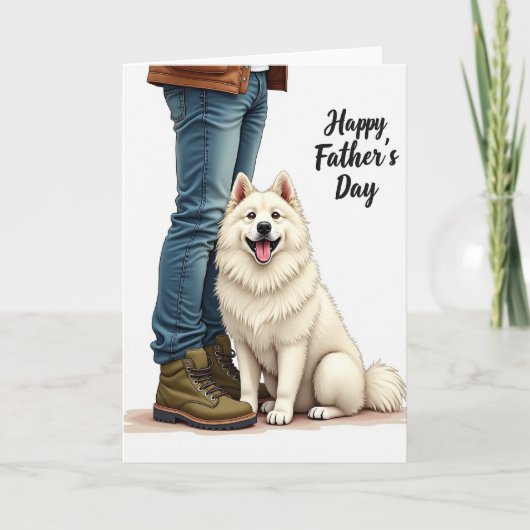 Denim Vader Mooi Vaderschap Feest Kaart (Voorkant)