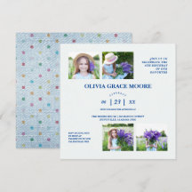 Denim veelkleurige Polka Dots Kinderen Verjaardag