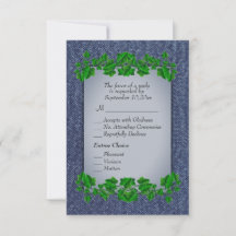 Denim Vines RSVP met menu
