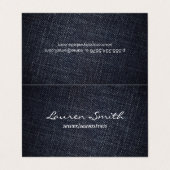Denim Visitekaartje (Buitenkant ongevouwen)