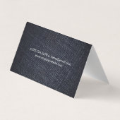 Denim Visitekaartje (Achterkant)