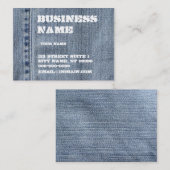 Denim Visitekaartje (Voorkant / Achterkant)
