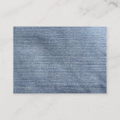 Denim Visitekaartje (Achterkant)
