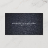 Denim Visitekaartje (Achterkant)