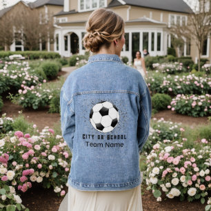 Denim Voetbal thema HAMbWG Jacket