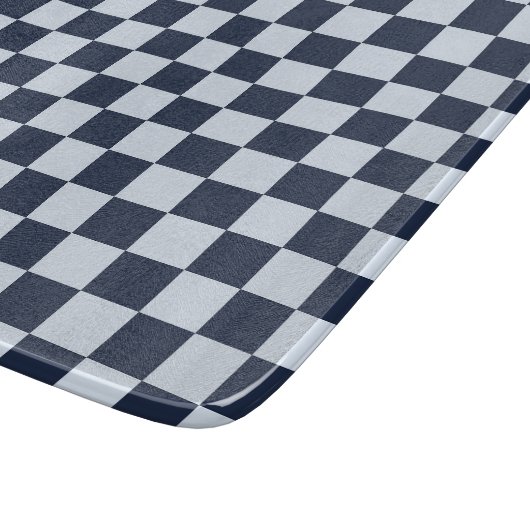 Denim wascontrole ruitpatroon snijplank (Hoek)