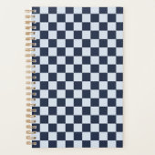 Denim wash geruite patroon planner (Voorkant)