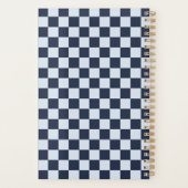 Denim wash geruite patroon planner (Achterkant)