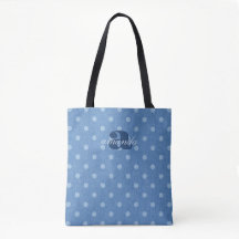 Denim Washed Polka Dot