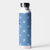 Denim Washed Polka Dot Waterfles (Links)