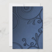 Denim Wedding Uitnodiging (Achterkant)