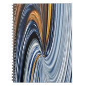 Denim Zipper Graphic Design Notebook Notitieboek (Voorkant)